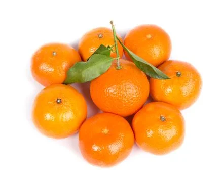 Ripe mandarin Stock Photos