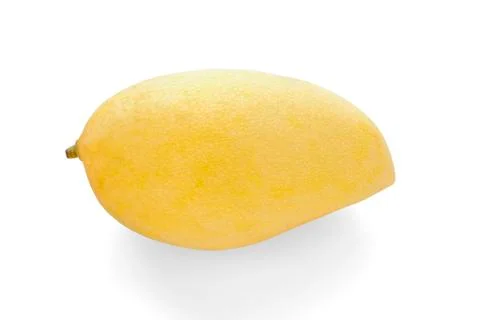 Ripe mango isolated on  white background. Stock Photos