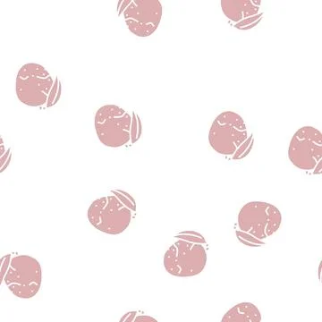 Ripe mango leaf glyph seamless pattern Illustrazione stock