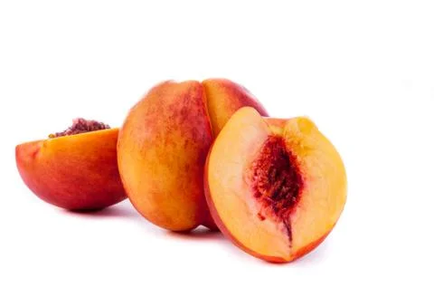 Ripe nectarine Stock Photos