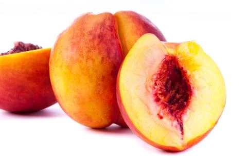 Ripe nectarine Stock Photos