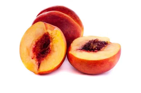Ripe nectarine Stock Photos