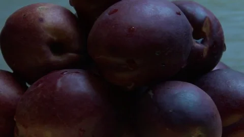 Ripe nectarines 스톡 동영상 79527289