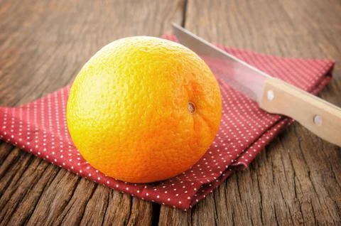 Ripe orange Stock Photos