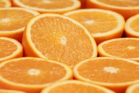 Ripe oranges Stock Photos