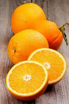 Ripe oranges Foto stock