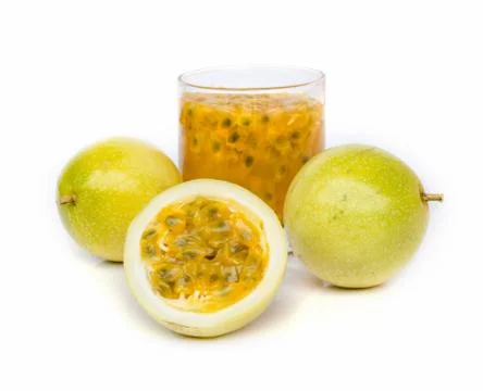 Ripe passion fruit Stock Photos