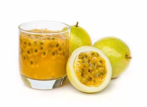 Ripe passion fruit Stock Photos