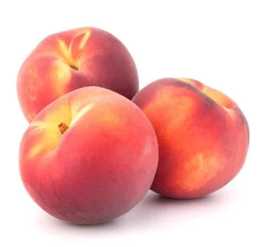 Ripe peach fruit Stock Photos