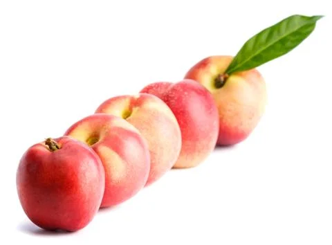 Ripe  peach Stock Photos
