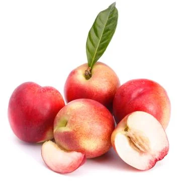 Ripe  peach Stock Photos