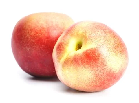 Ripe peach Stock Photos