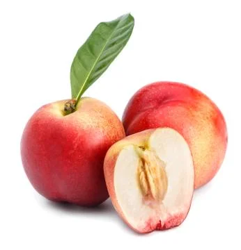 Ripe  peach Stock Photos