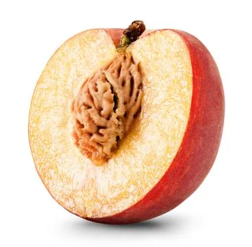 Ripe peach Stock Photos