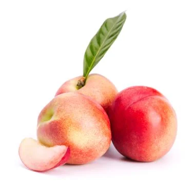 Ripe  peach Stock Photos