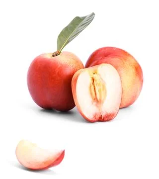 Ripe  peach Stock Photos