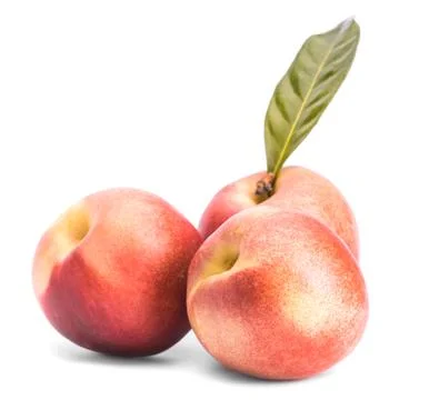 Ripe  peach Stock Photos