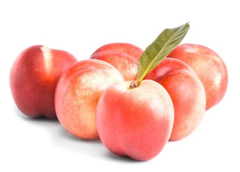 Ripe  peach Stock Photos