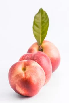 Ripe  peach Stock Photos
