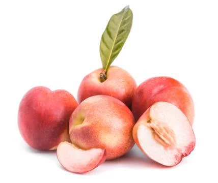 Ripe  peach Stock Photos