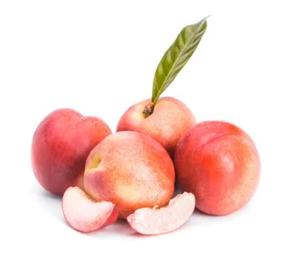 Ripe  peach Stock Photos