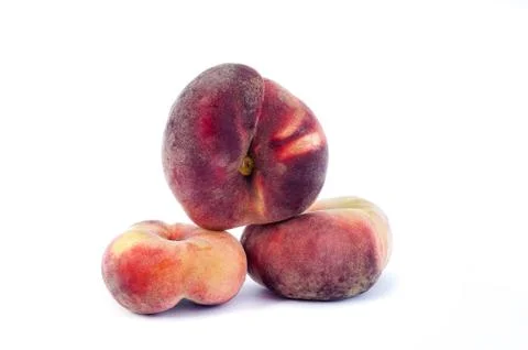 Ripe peach Stock Photos