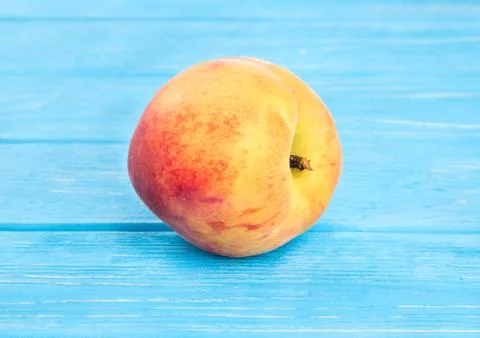 Ripe peach Stock Photos