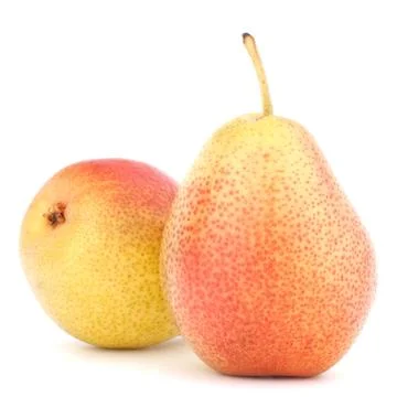 Ripe pear fruit Stock Photos