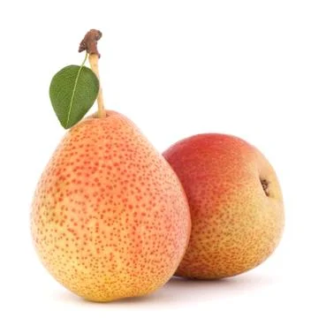 Ripe pear fruit Stock Photos