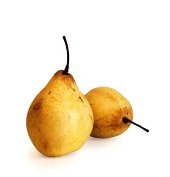 Ripe pears isolated 스톡 사진