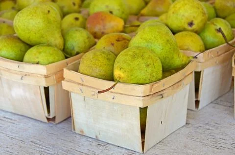 Ripe pears Stock Photos