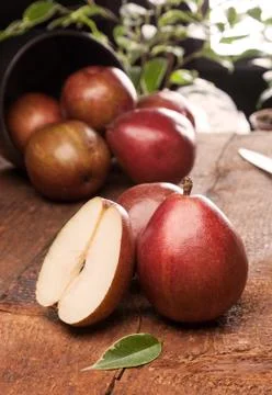 Ripe pears Stock Photos