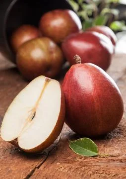 Ripe pears Stock Photos