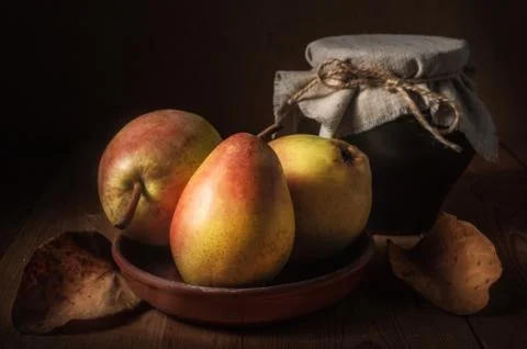 Ripe pears Foto stock
