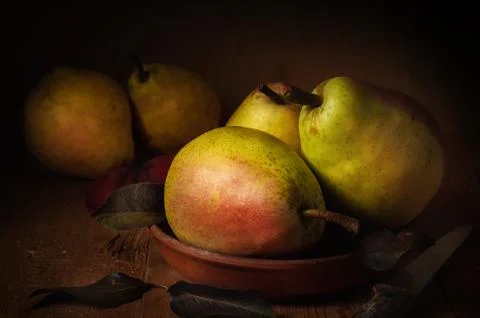 Ripe pears Stock Photos