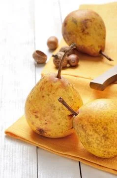 Ripe pears Stock Photos