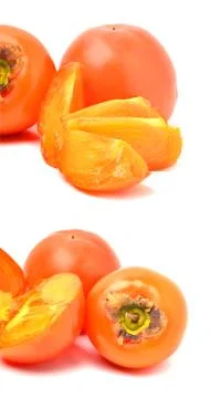 Ripe persimmon Stock Photos