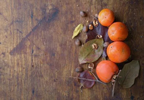 Ripe persimmon Stock Photos