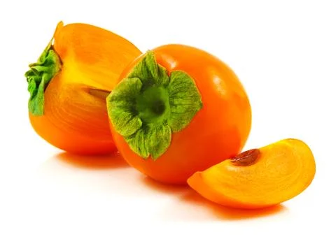 Ripe persimmon Stock Photos