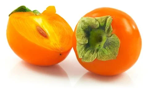 Ripe persimmon Stock Photos