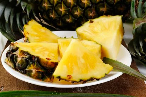 Ripe pineapple Stock Photos