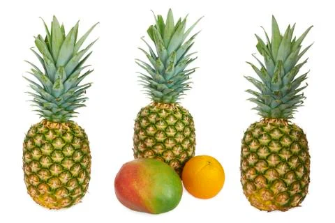 Ripe pineapple Stock Photos