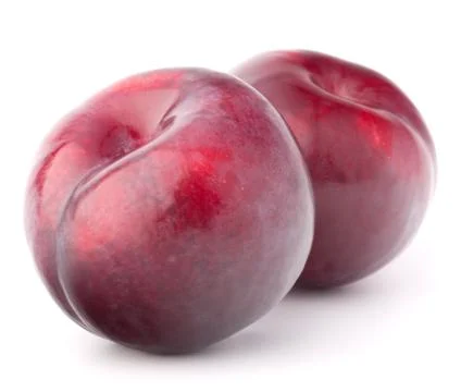 Ripe plum  fruit Stock Photos