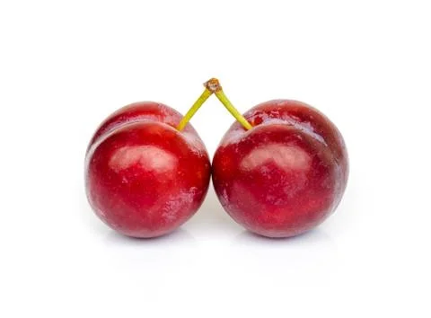 Ripe plums Stock Photos