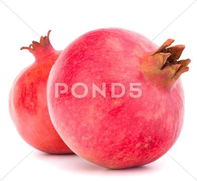 Ripe pomegranate fruit Stock Photos