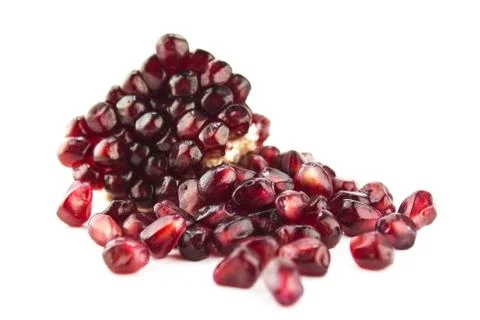 Ripe pomegranate fruit Stock Photos