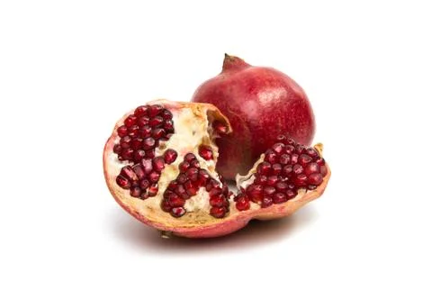 Ripe pomegranate Stock Photos