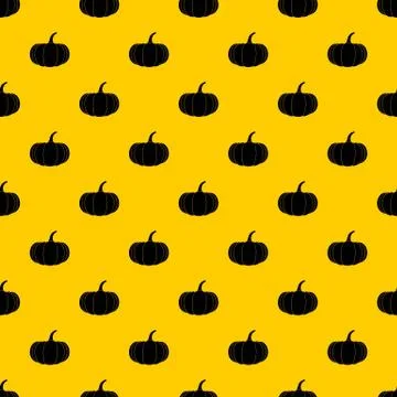 Ripe pumpkin pattern vector 스톡 일러스트