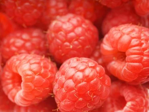 Ripe raspberry background Foto stock