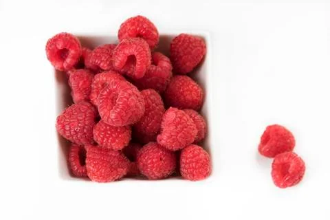 Ripe raspberry Foto stock